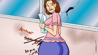 בחורה בלונדינית בוגר ...